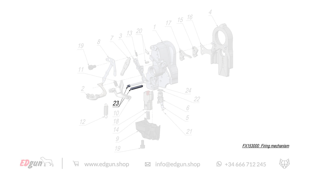 Firing Mechanism Spare Parts for Fenix & WOLFIEK F7