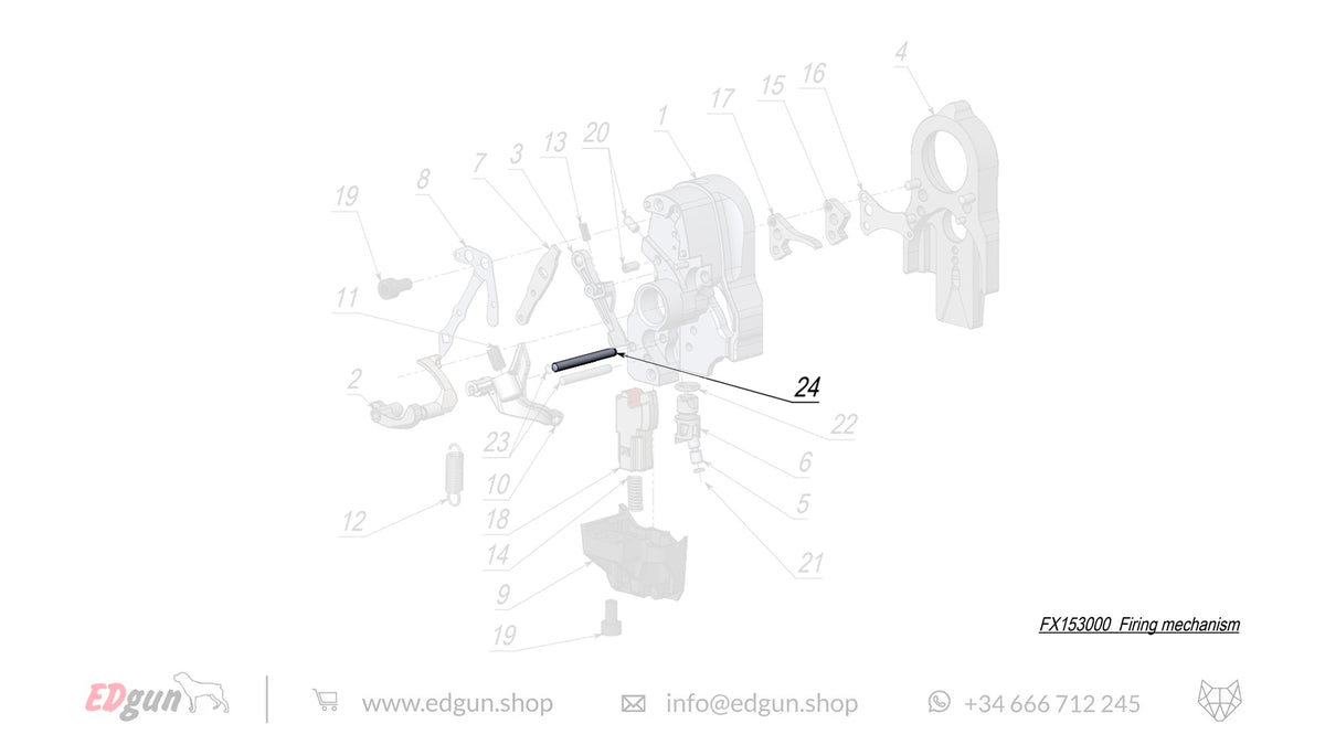Firing Mechanism Spare Parts for Fenix & WOLFIEK F7