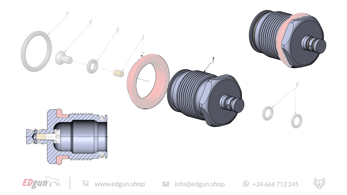 Forward Plug Spare Parts for Fenix & F7