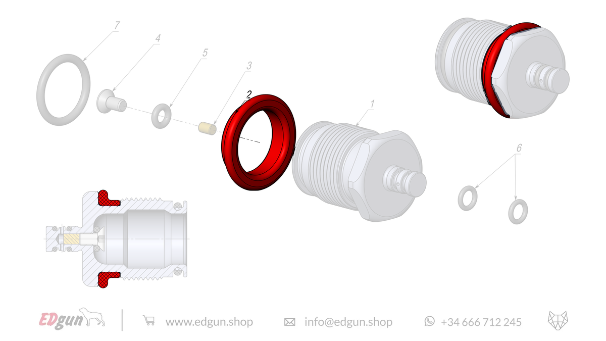 Forward Plug Spare Parts for Fenix & F7