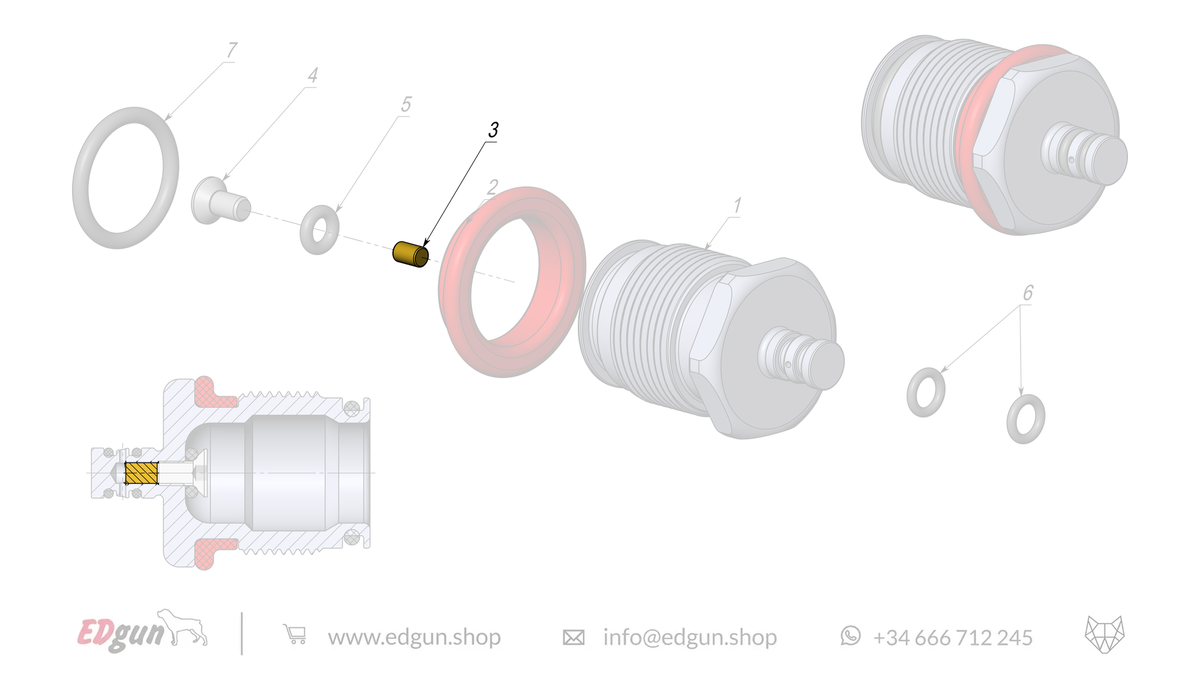 Forward Plug Spare Parts for Fenix & F7