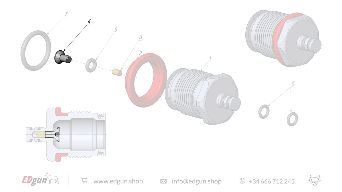 Forward Plug Spare Parts for Fenix & F7