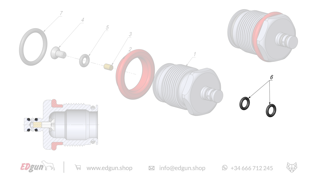 Forward Plug Spare Parts for Fenix & F7