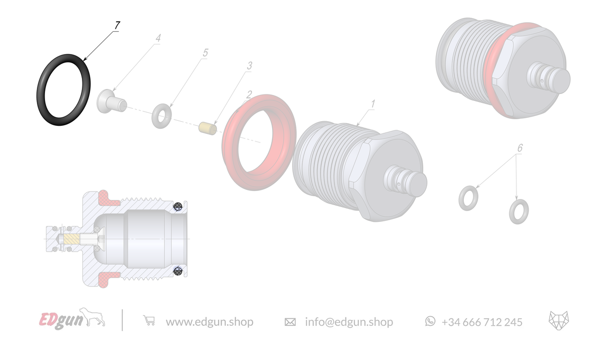 Forward Plug Spare Parts for Fenix & F7