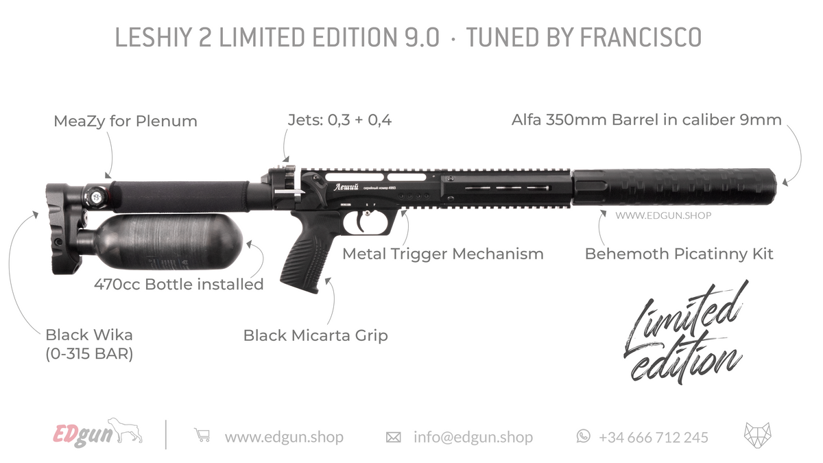 EDgun · Leshiy 2 · Raider · Wolfiek 9.0