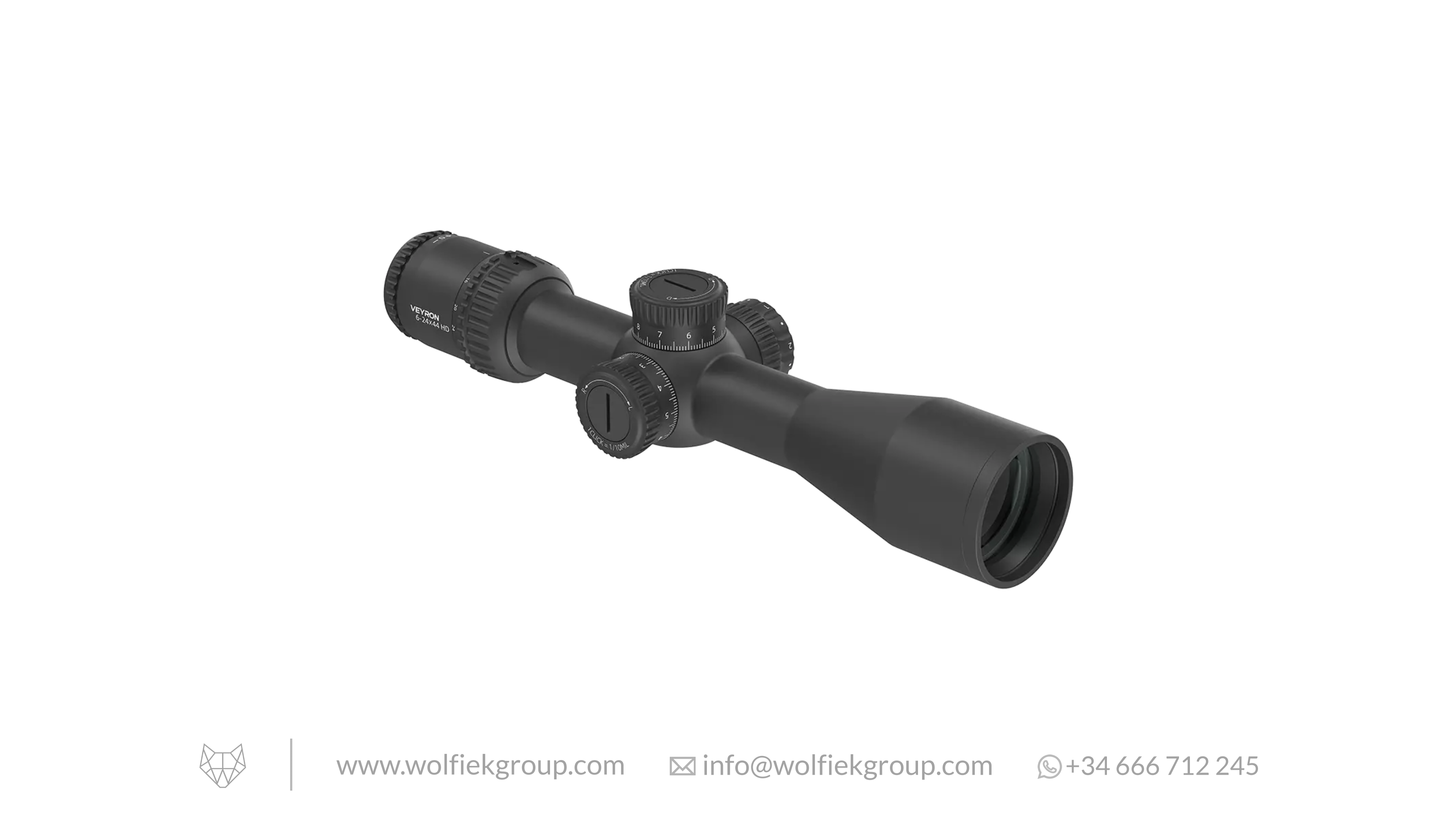Vector Optics Veyron Riflescope - 6-24x44 HD CTR FFP GenII