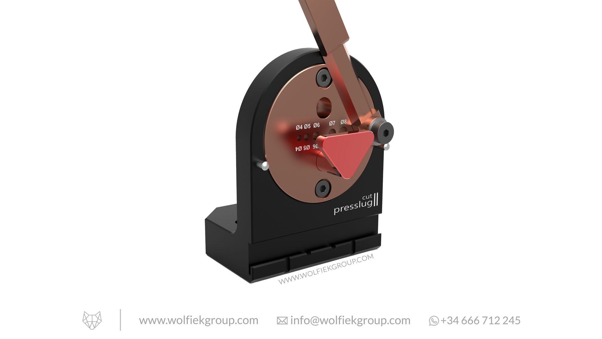 Presslug cut lead wire cutter