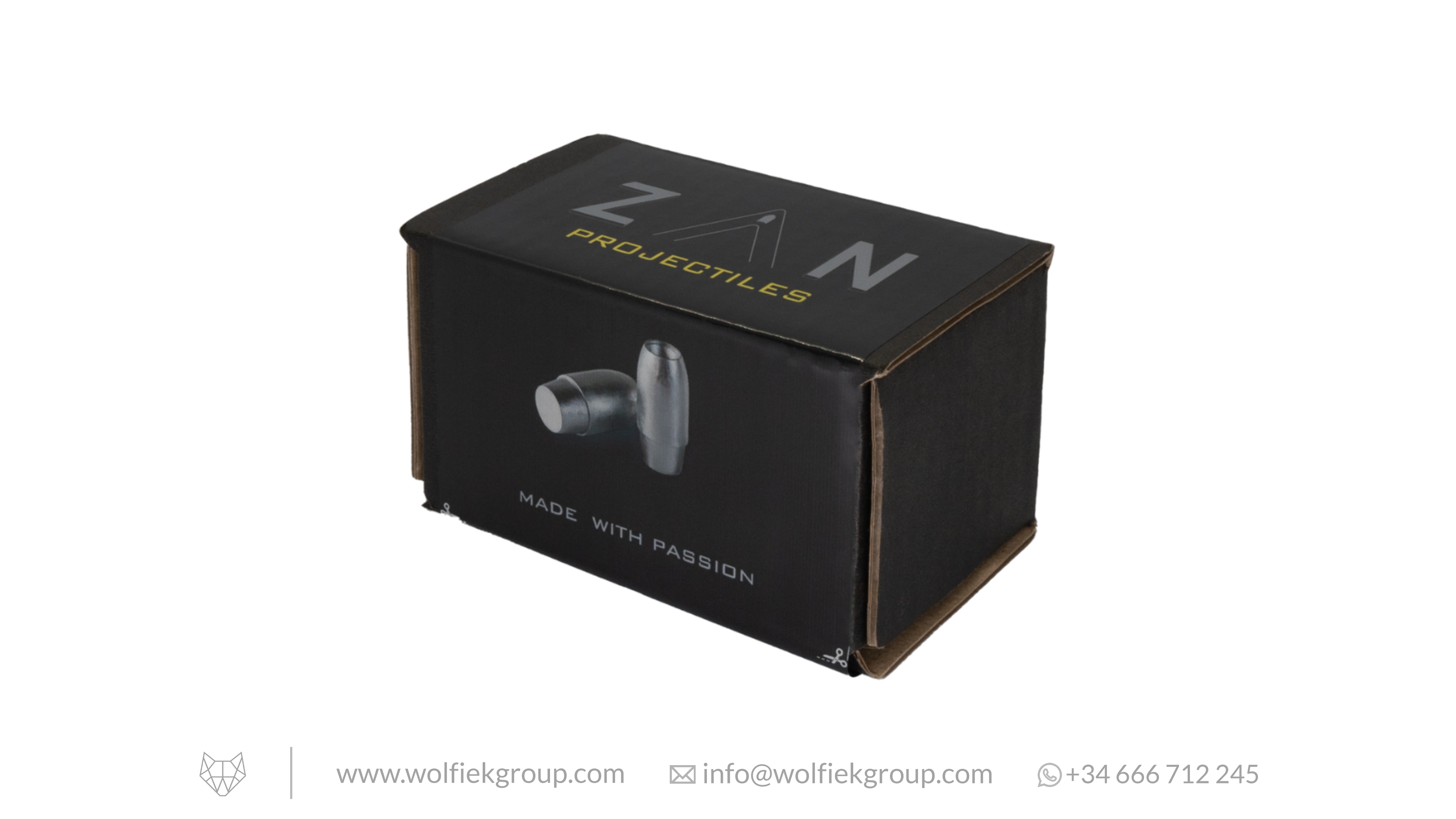 Zan Projectiles Airgun Slugs - Cal .457 (11.6mm)