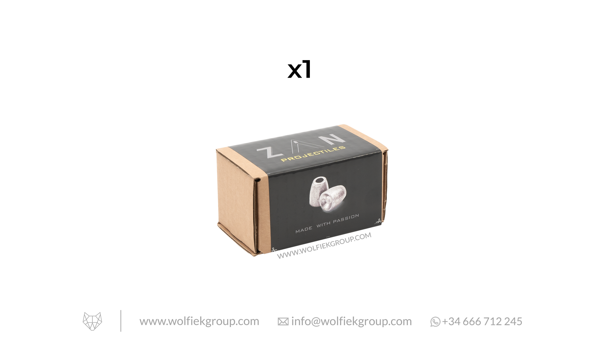 Zan Projectiles Slugs Cal .20 20gr/1.29g x1 box