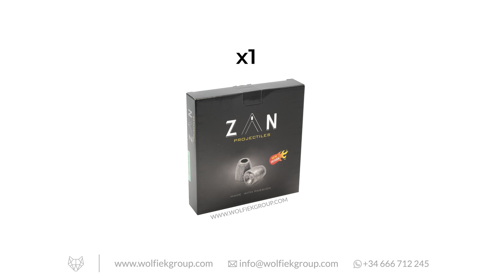 Zan Projectiles Slugs Cal .303 51gr/3.30g x1 box