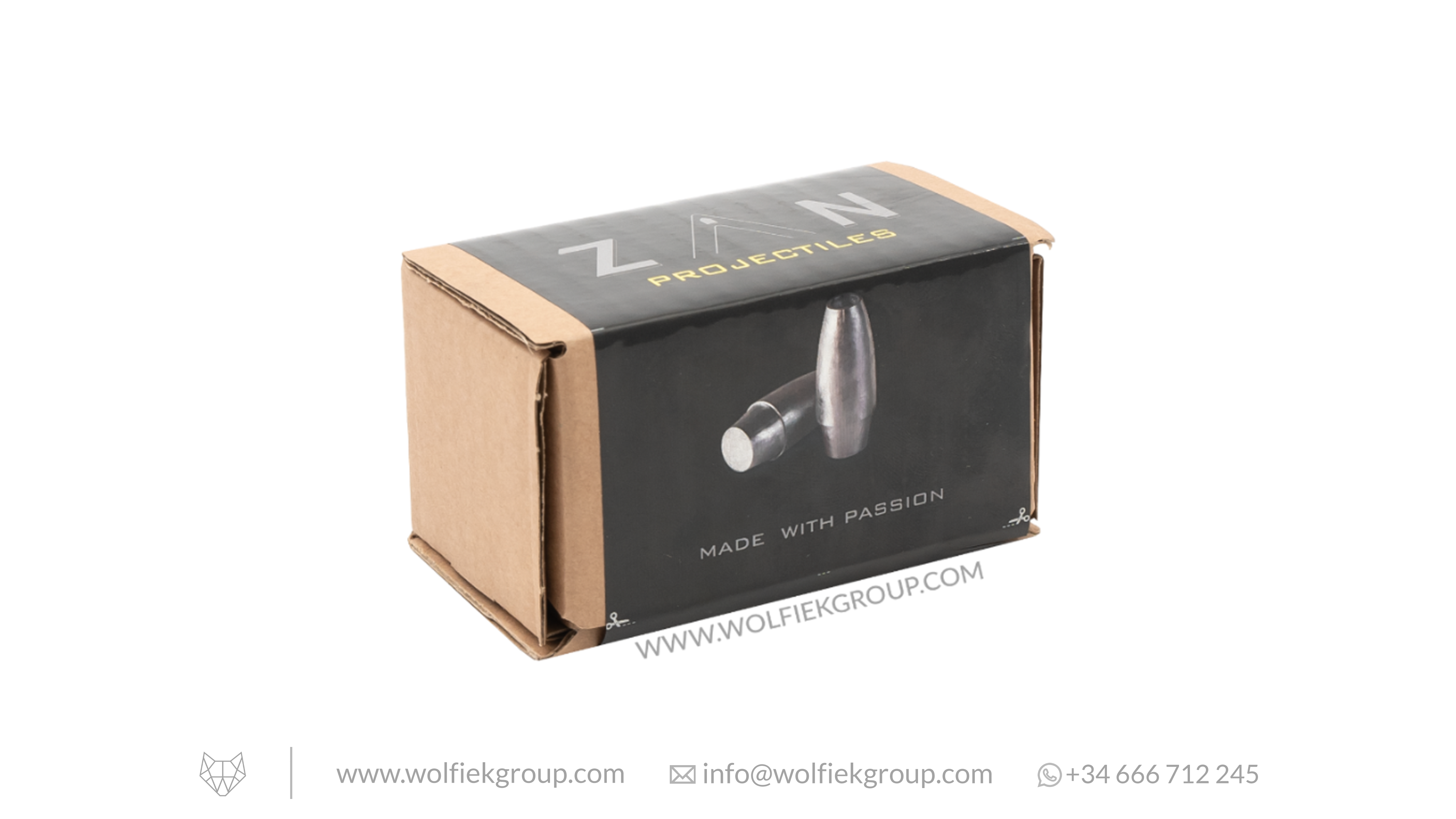 Zan Projectiles Airgun Slugs - Cal .457 (11.6mm)