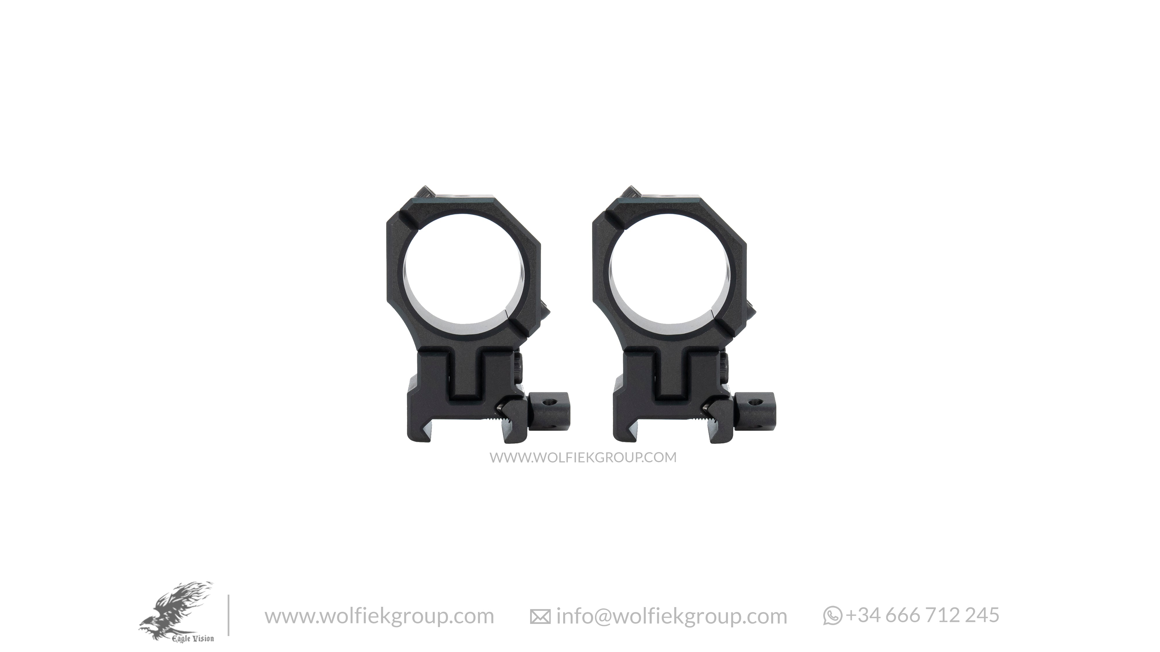 Picatinny Infinity Elevation ADJUSTABLE Scope Mounts 30mm