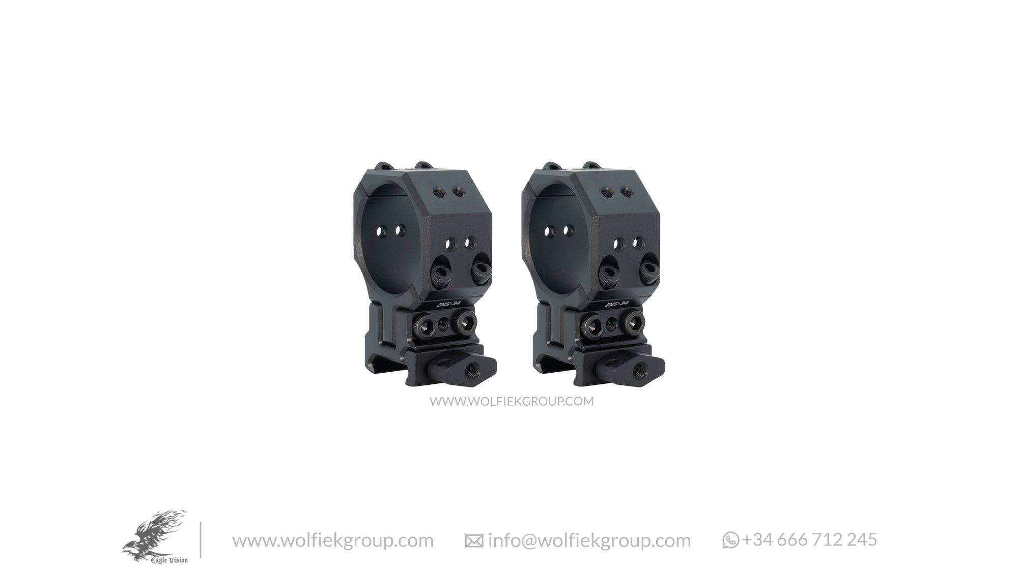 Eagle Vision · Picatinny Infinity Elevation ADJUSTABLE Scope Mounts 34mm (INS/Forward)