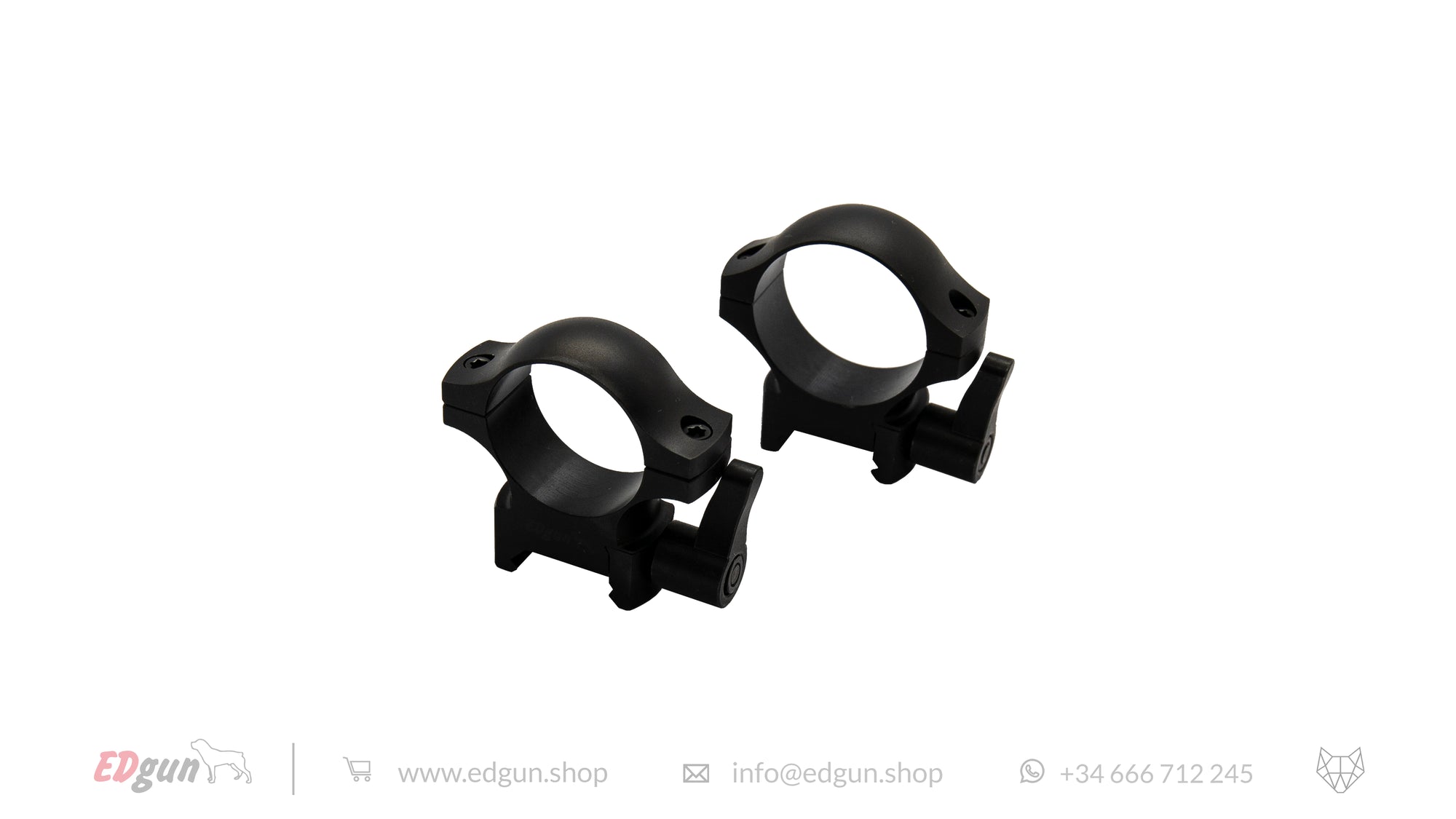 EDgun Tactical Match Rings 30mm · Picatinny