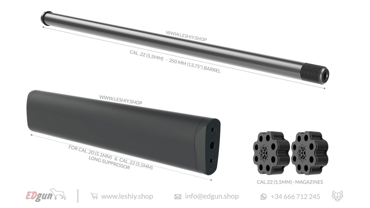 Leshiy 2 Lothar Walther kit 350mm (13.75¨)
