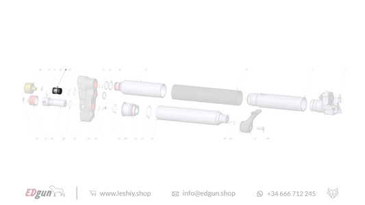 Leshiy 2 Spare Parts: New Reservoir/Butt diagram