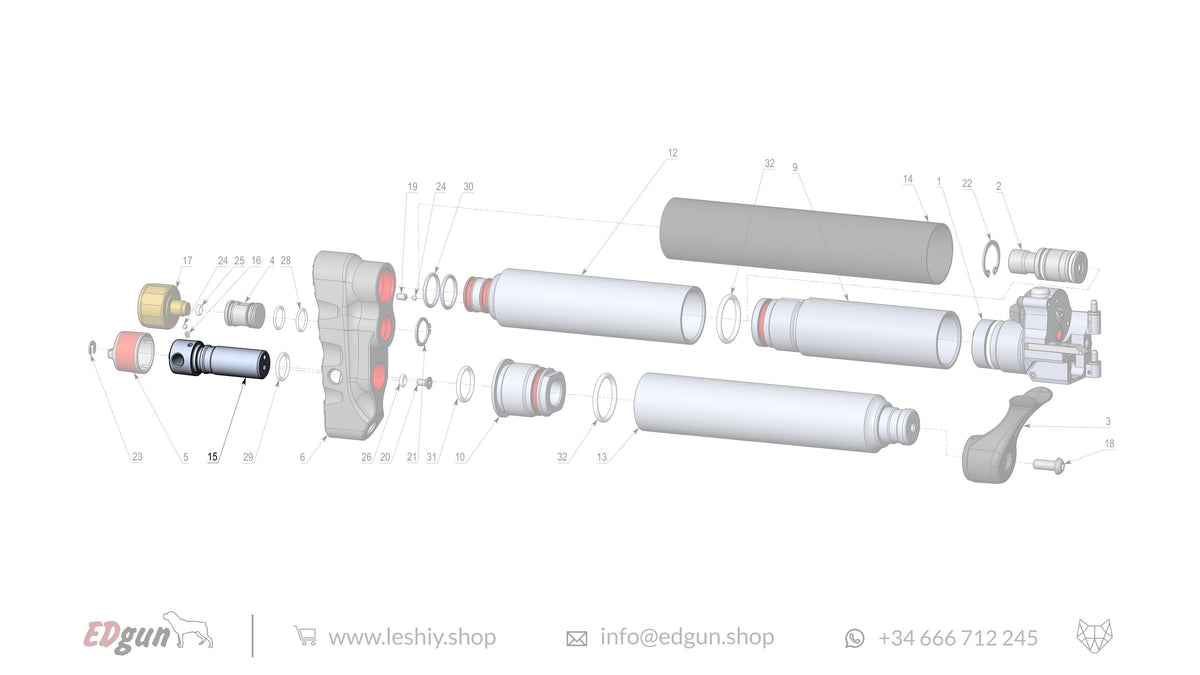 Leshiy 2 Reservoir/Butt diagram