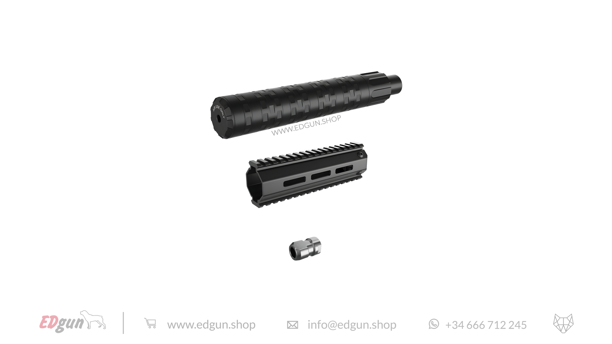 Behemoth QD Silencer TRI-LUG KIT Picatinny