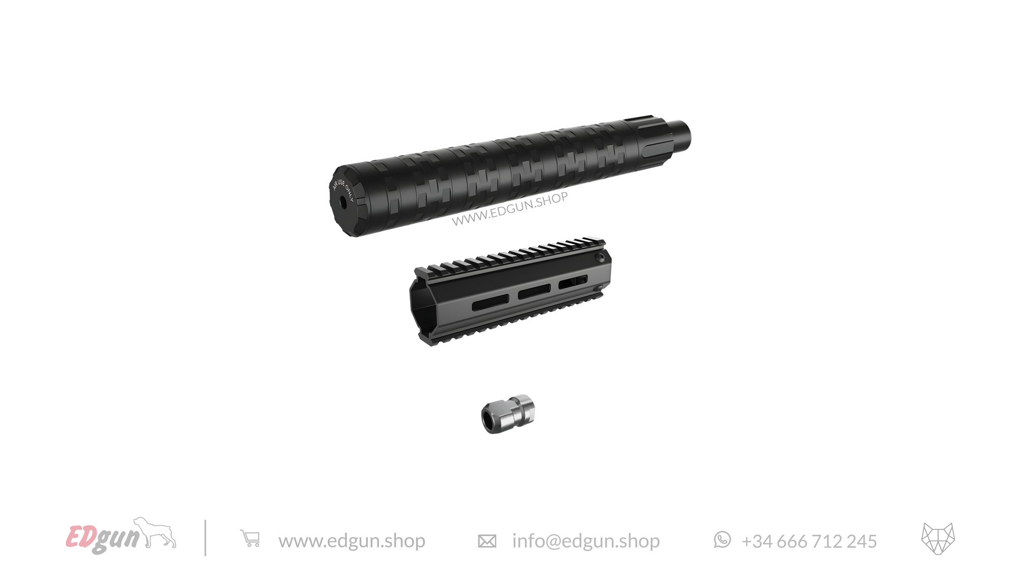 Behemoth QD Silencer TRI-LUG KIT Picatinny