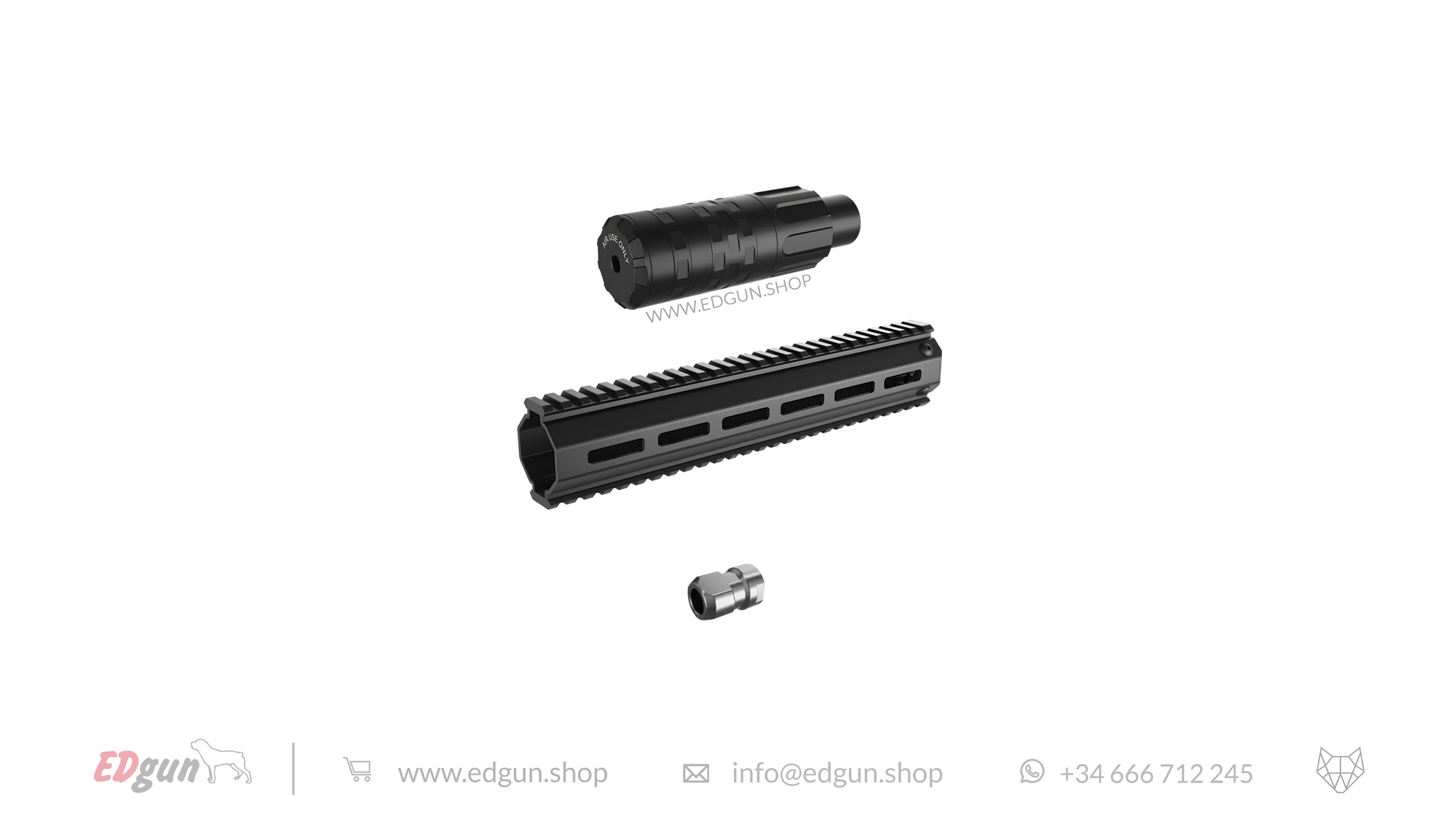 Behemoth QD Silencer TRI-LUG KIT Picatinny