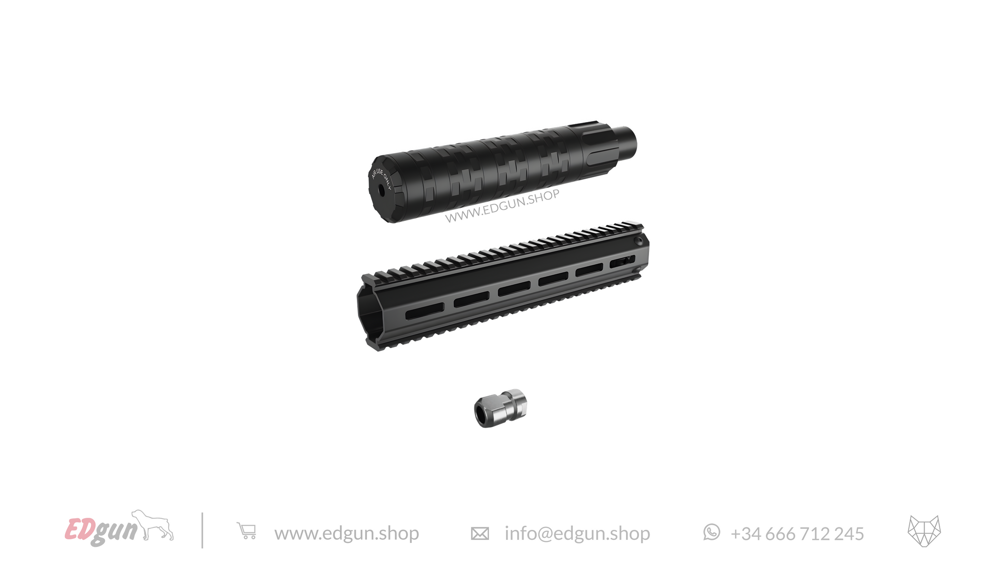 Behemoth QD Silencer TRI-LUG KIT Picatinny