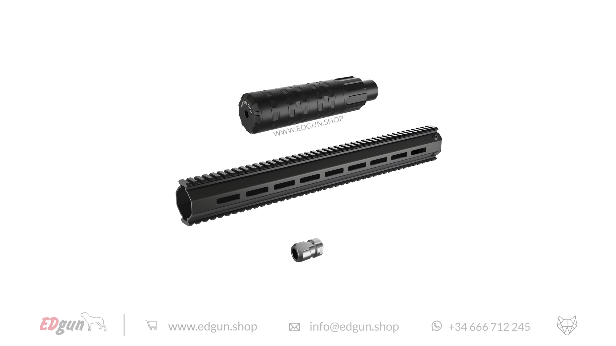 Behemoth QD Silencer TRI-LUG KIT Picatinny