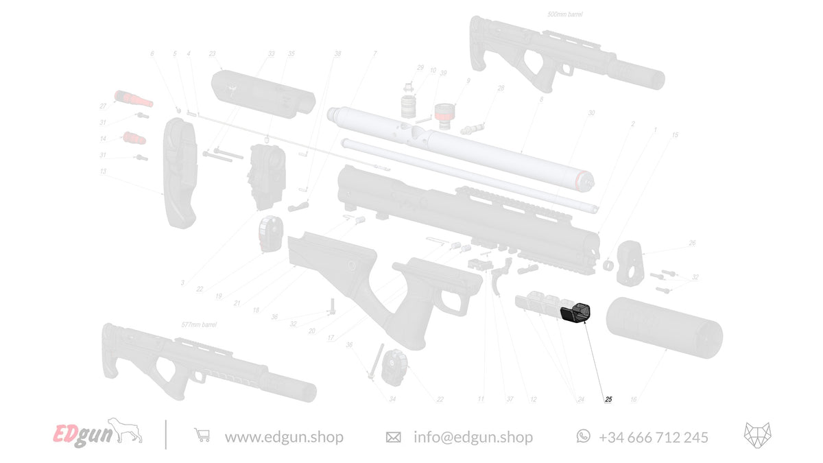 General Spare Parts for Fenix & F7
