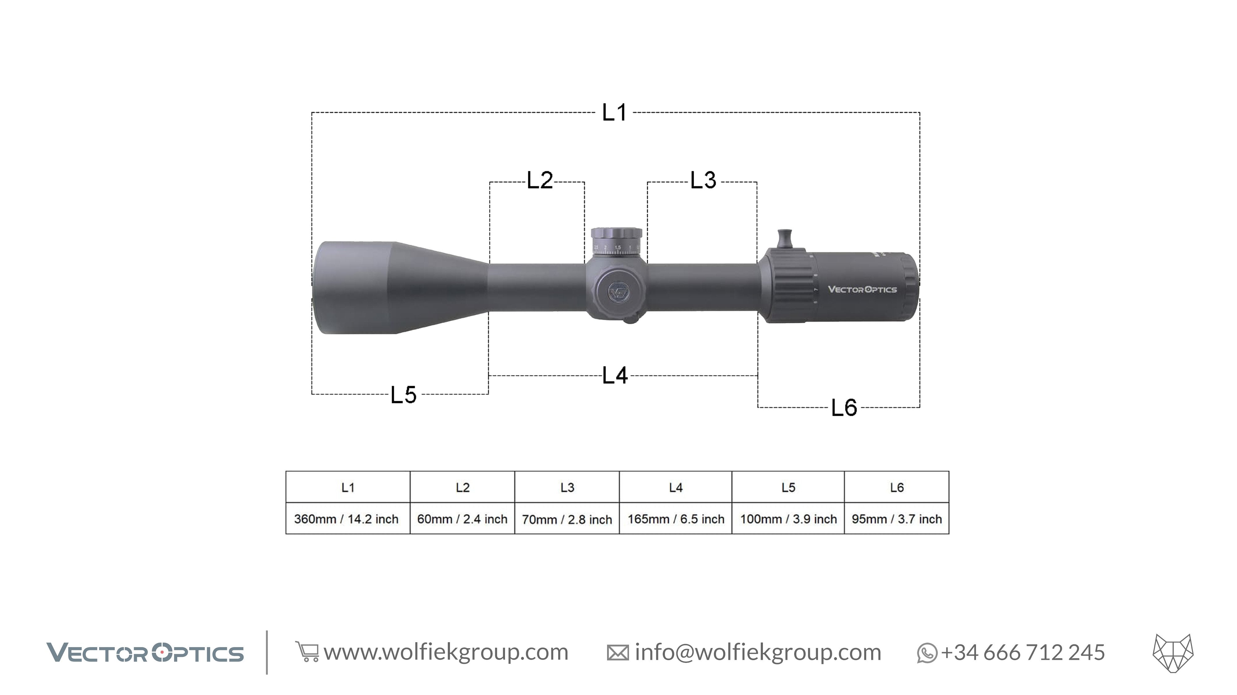 Vector Optics Marksman Riflescope - 6-24x50 FFP – EDGUN.SHOP