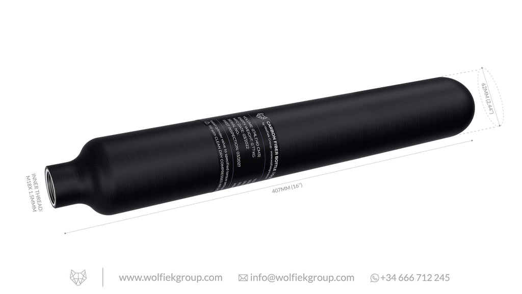 Wolfiek Group Carbon Fiber Bottle · 740cc
