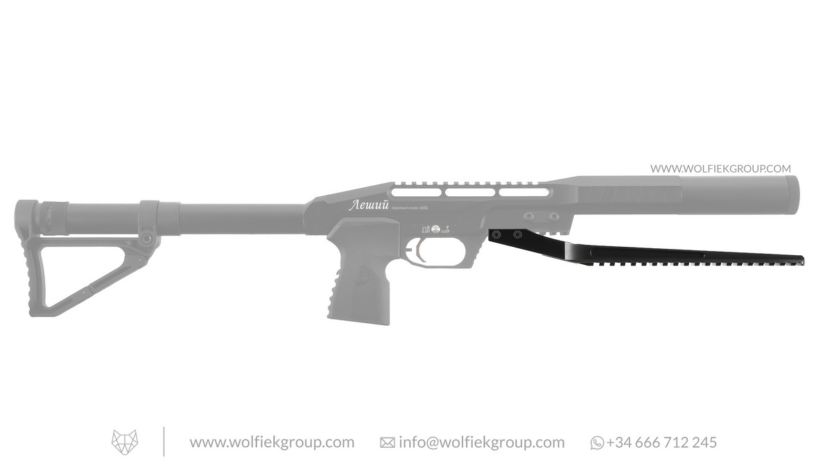 Leshiy 2 · Extended Picatinny Rail