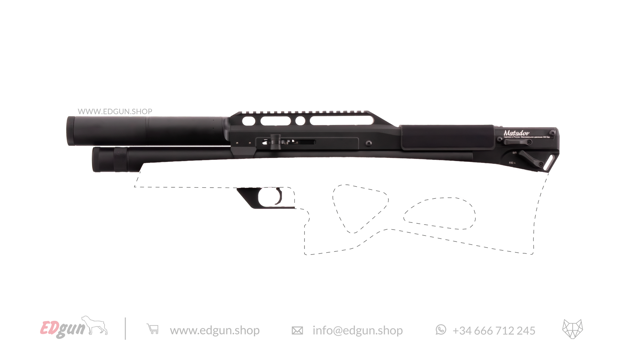 Edgun R5M Standard bat suppressor 