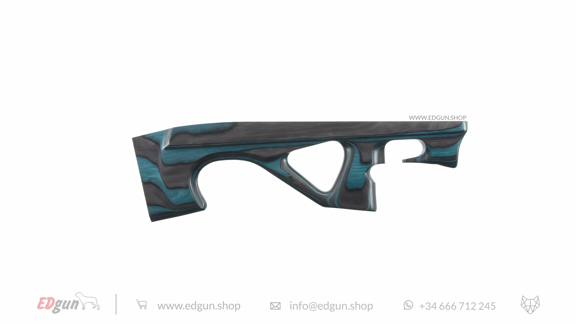 Laminated Stock for Lelya 2.0 in blue