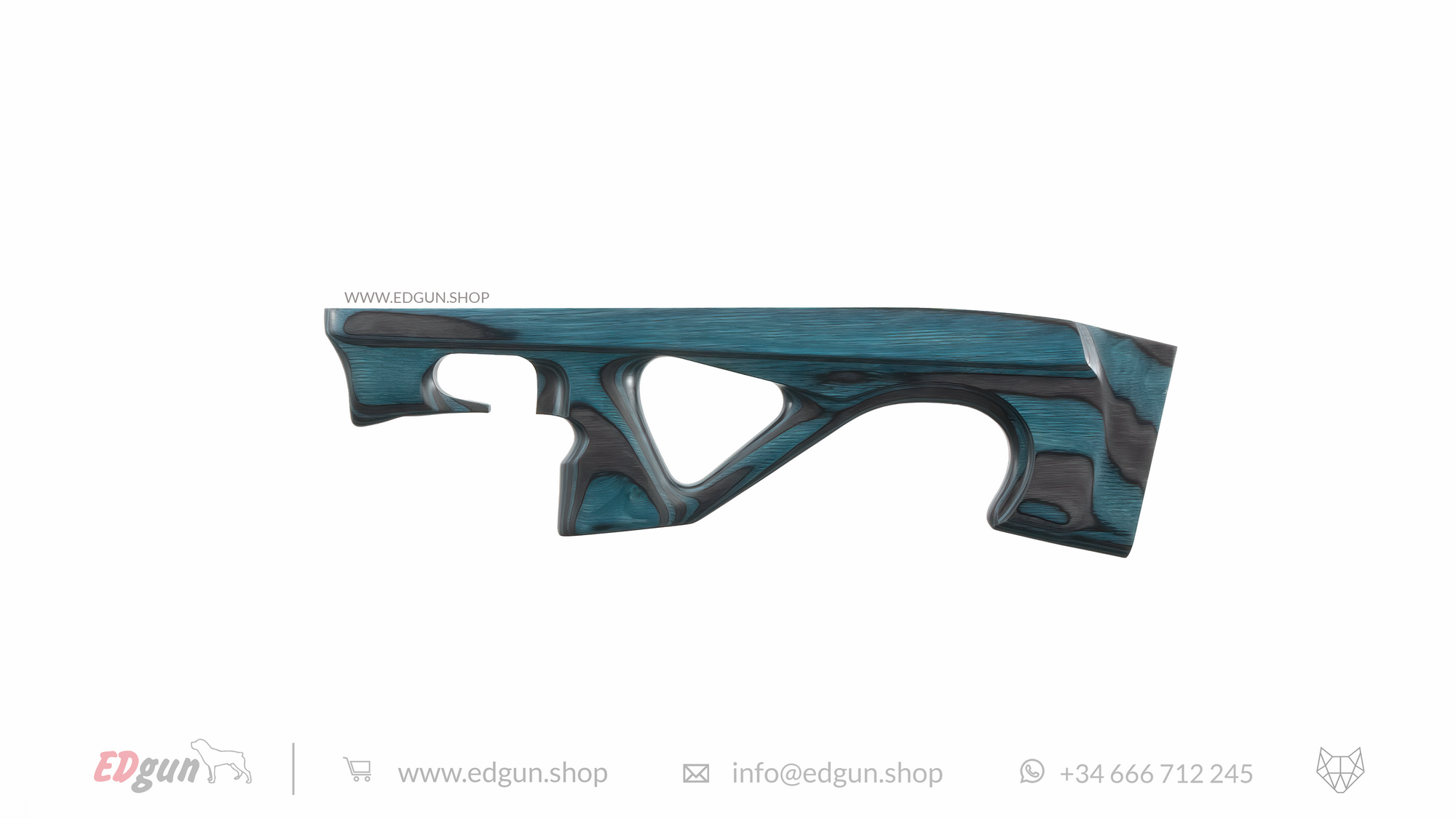 Laminated Stock for Lelya 2.0 in blue