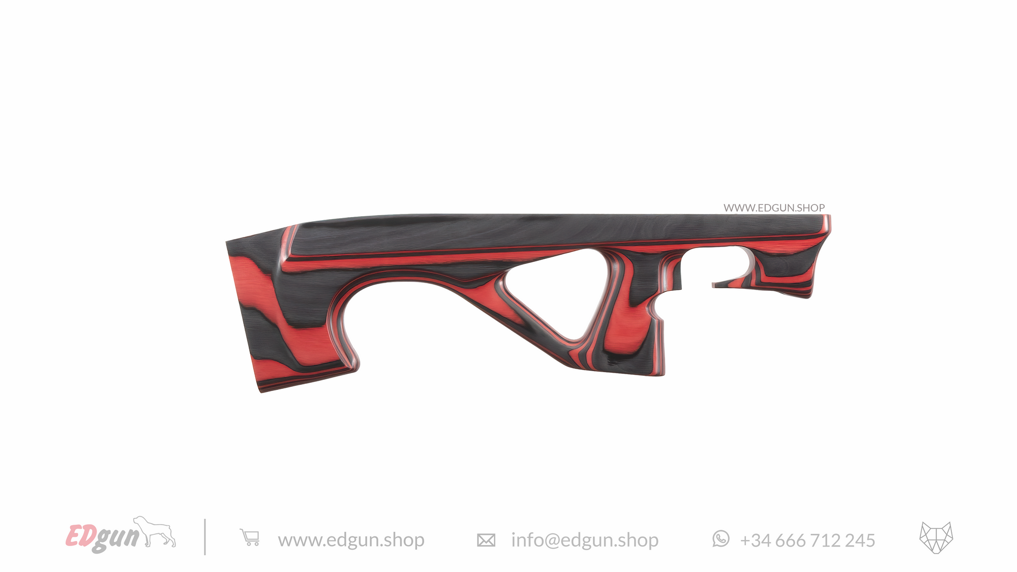 Laminated Stock for Lelya 2.0 in red