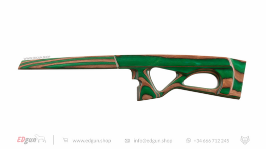 Laminated Stock for R5 and R5M Long in green