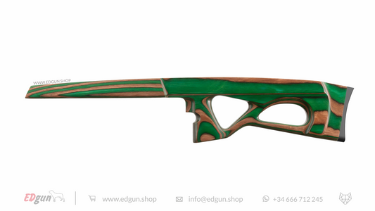Laminated Stock for R5 and R5M Long in dark green