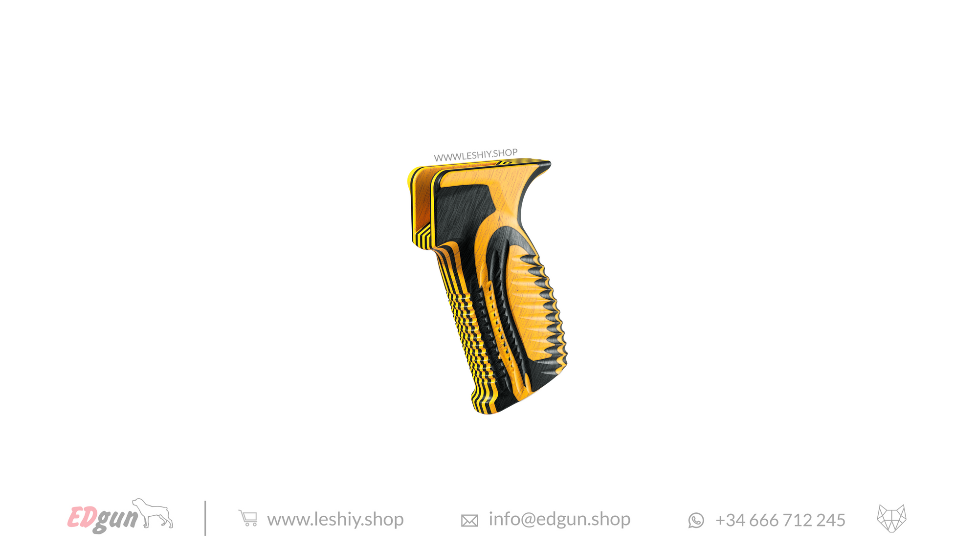 Yellow grip for Leshiy 2 