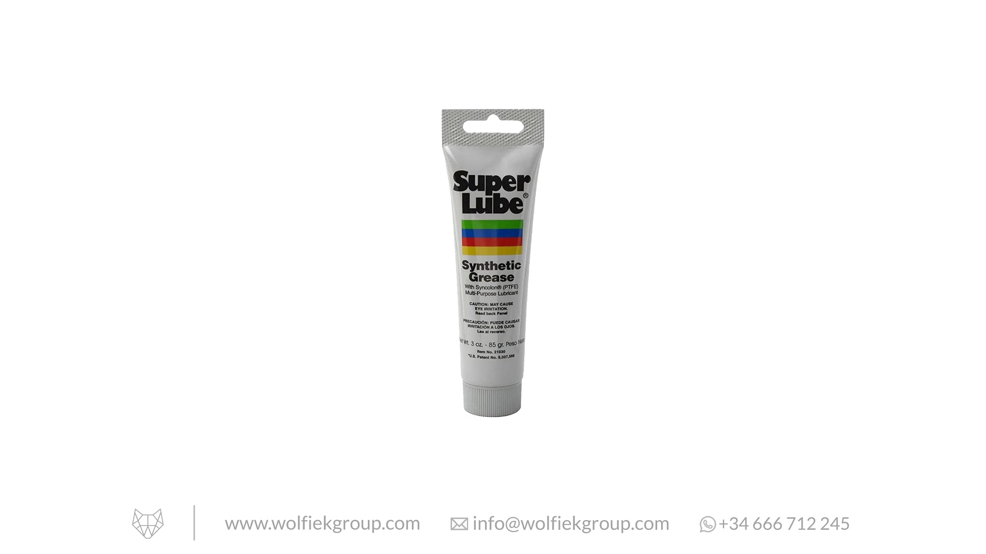 Tube of Super Lube silicone grease that hydrates the carbine