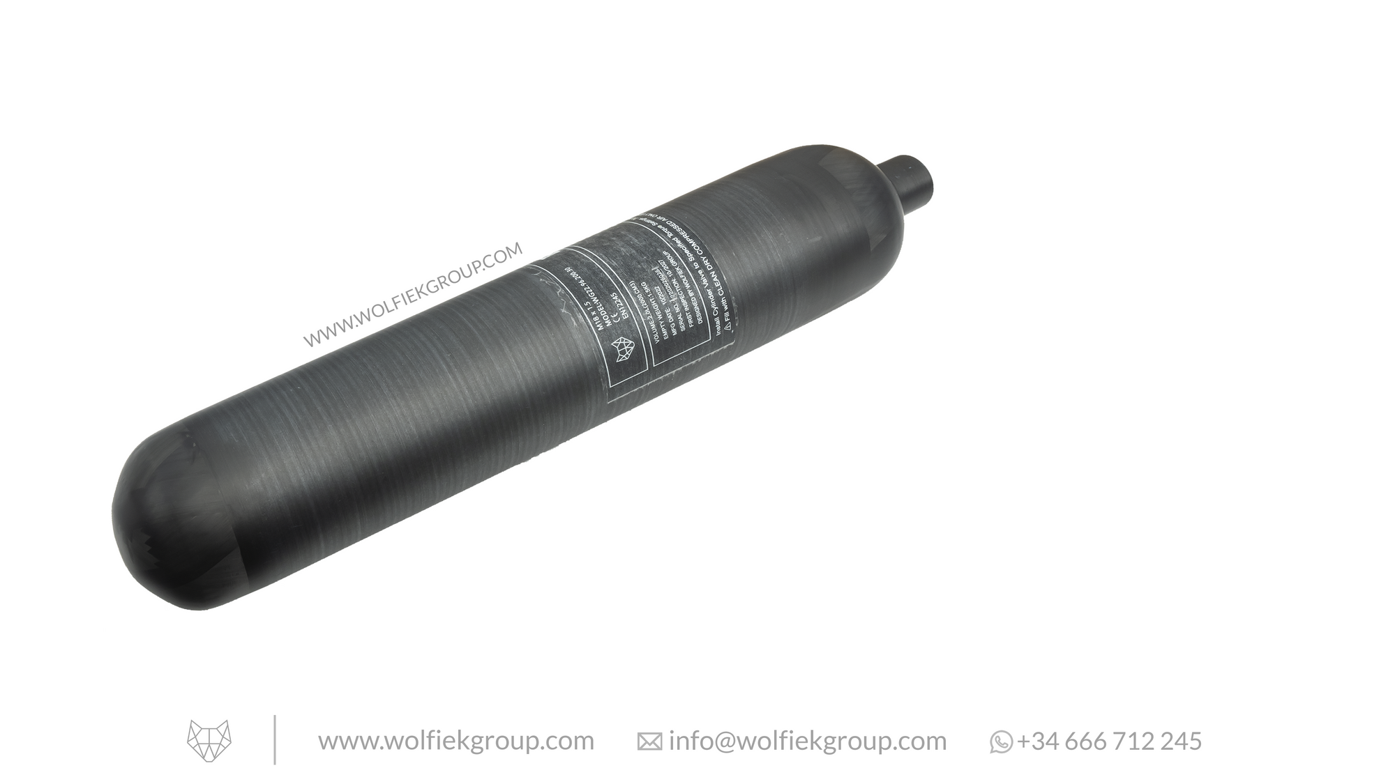 Carbon fiber outlet bottle
