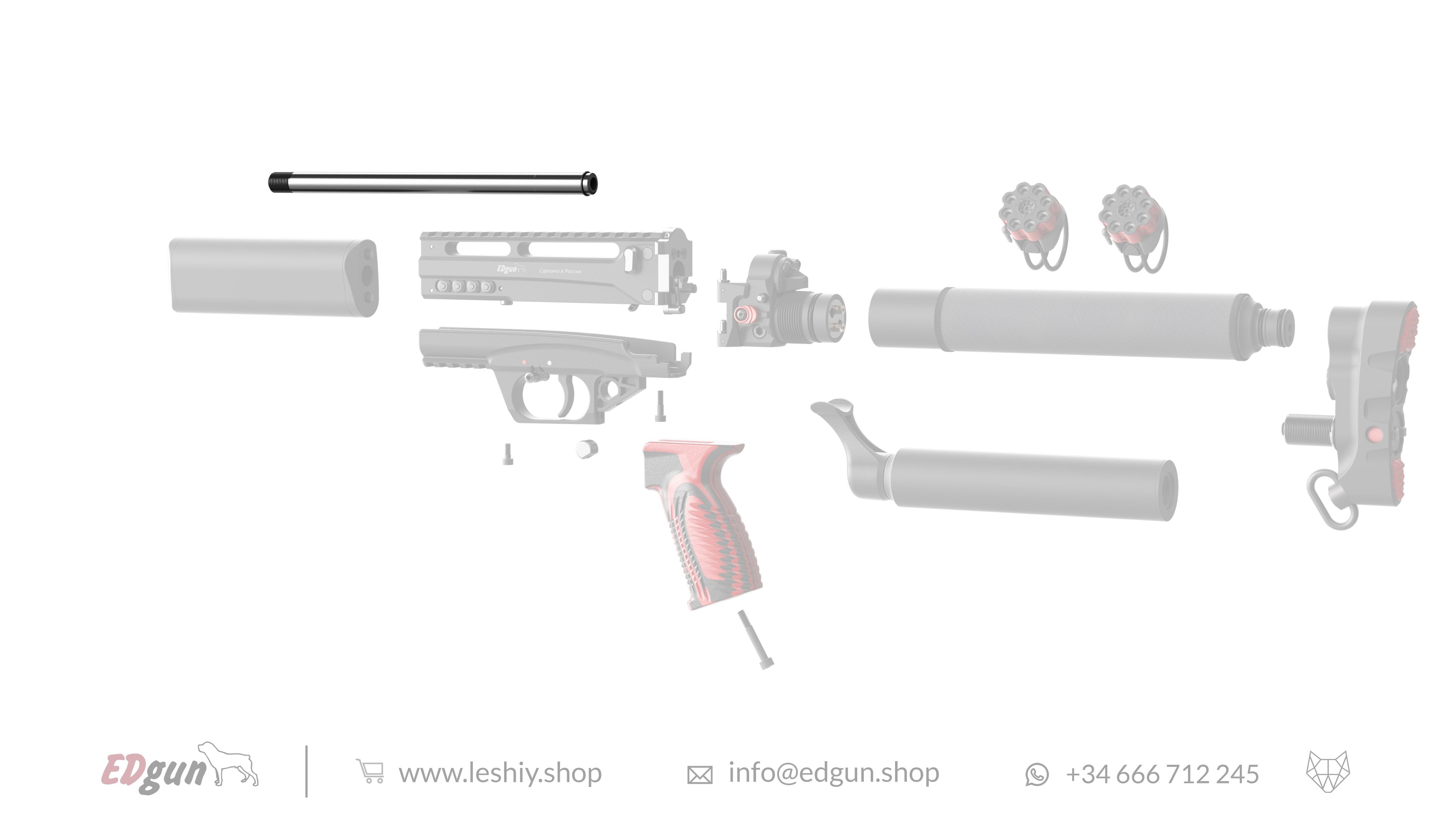 Representation of parts to Build Your Leshiy 2