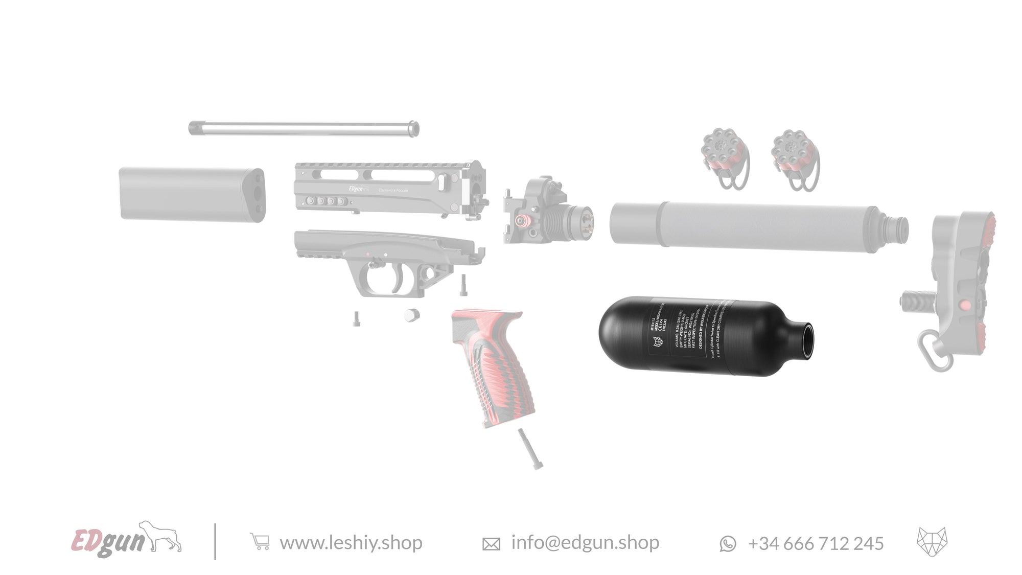 Representation of parts to Build Your Leshiy 2