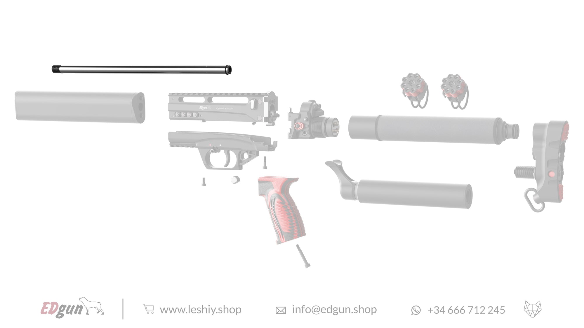 Representation of parts to Build Your Leshiy 2