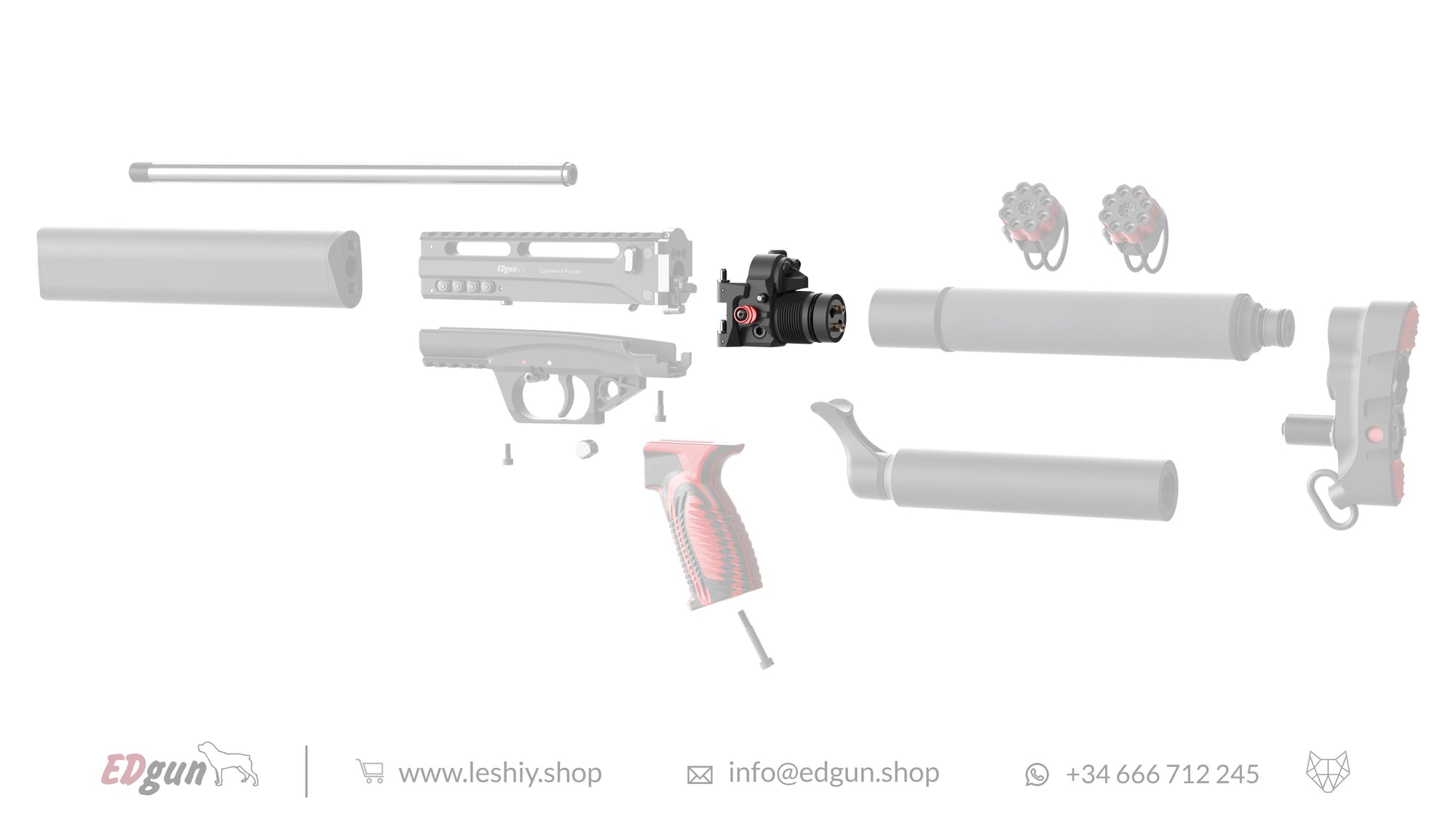 Representation of parts to Build Your Leshiy 2