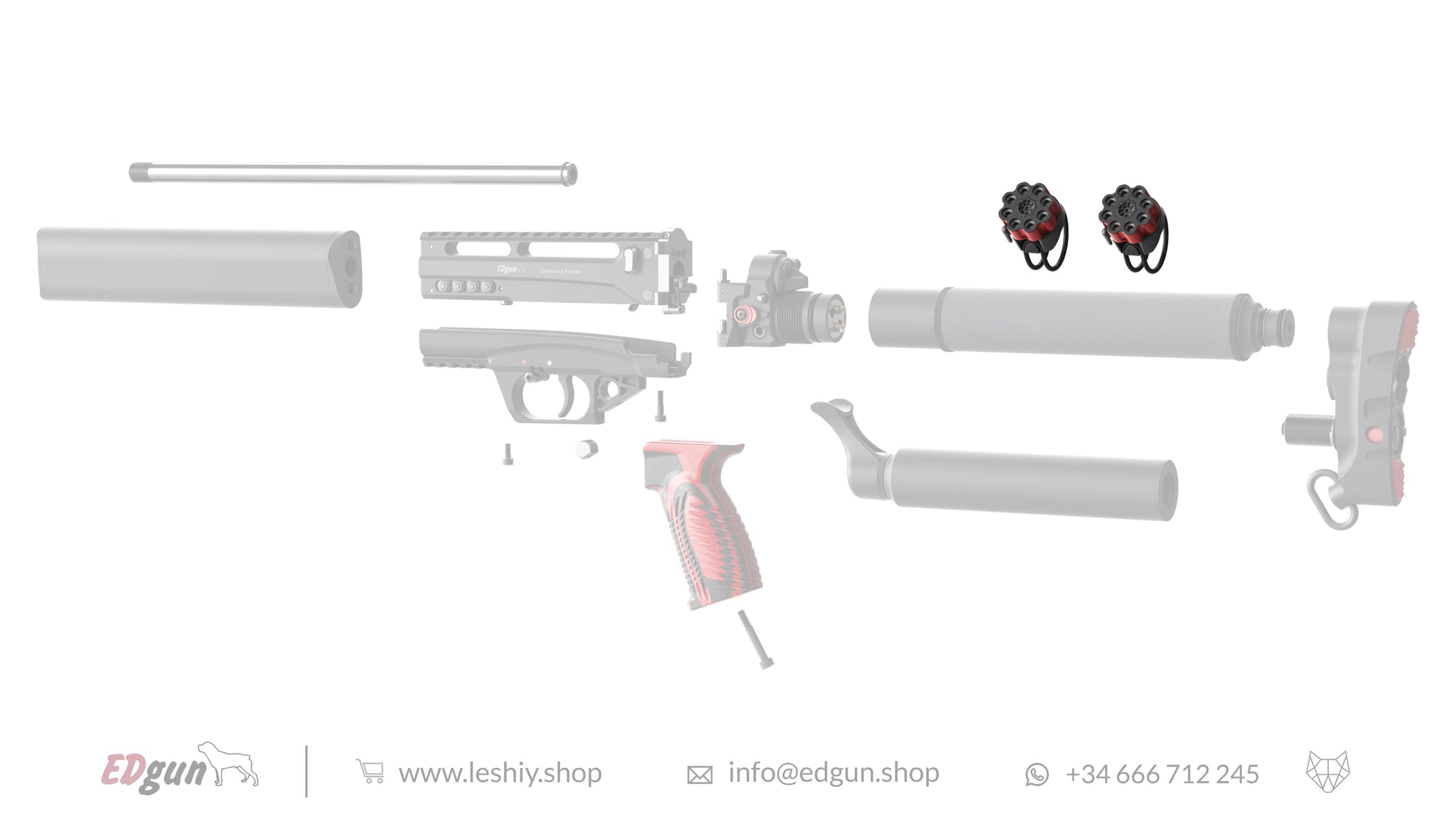 Representation of parts to Build Your Leshiy 2