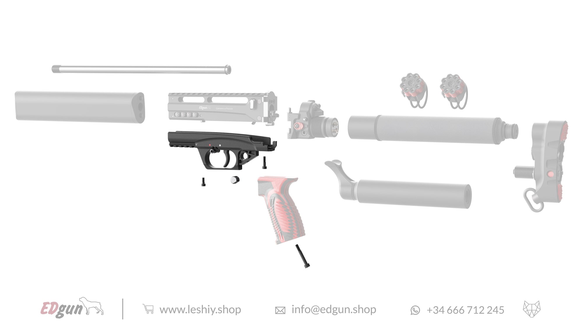 Representation of parts to Build Your Leshiy 2