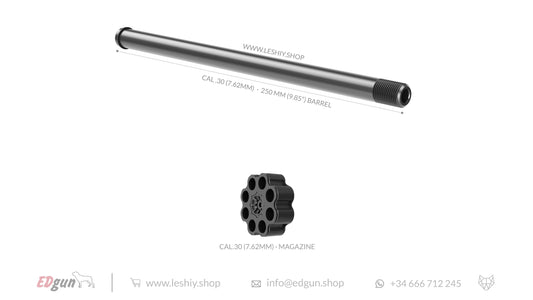 Kit 250 mm (9.85") Lothar Walther for Leshiy 2