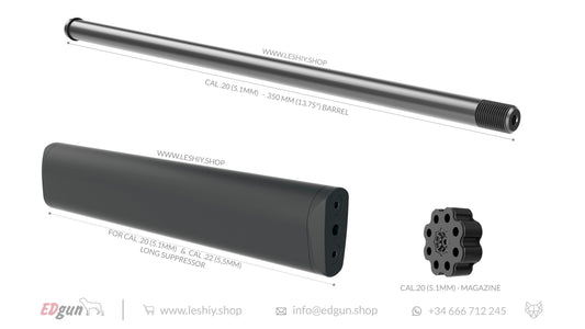 Leshiy 2 Lothar Walther kit 350mm (13.75¨)  