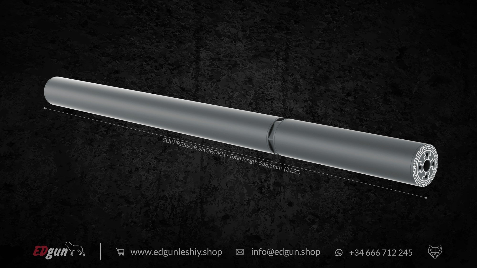 Suppressor Shorokh in black