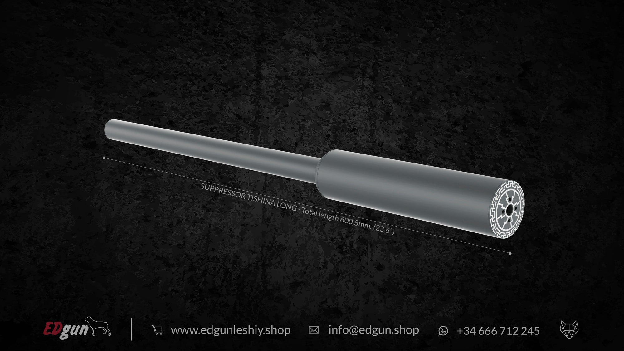 Suppressor Tishina 200 in black