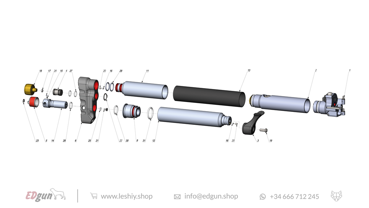 Leshiy 2 Butt LSA242000 diagram